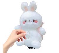 Soporte de autocontrol Auto-Plush Dispensador y cesta en un diseño multifuncional, suave acolchado y decorativo | Cubo de basura para coche lindo con cartera cartera para vehículos
