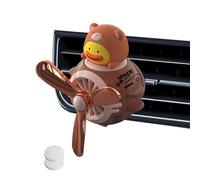 Soporte de automóviles disodrantes - clip de difusor creativo para perfume recargable | Elegante hélice giratoria de accesorios automáticos, decoración interior perfumada, purificador compacto para me