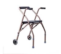 Soporte de Ayuda para Caminar/Andador/Ayuda para Caminar/Marco de Soporte con polea Plegable Altura Ajustable Anciano Andador Soporte Antideslizante para discapacitados Tamaño: 60 30 82-92 cm