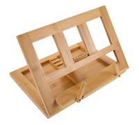 Soporte de Bambú Portátil para Partituras y Libros de Lectura | Color Beige, Uso en Mesa para Música y Lectura, Solución Organizada para Textos y Documentos