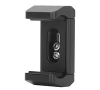 Soporte de banco de energía, abrazadera de montaje de banco de energía de aleación de aluminio para bancos de energía portátiles con rango de ancho de 53 a 80 mm, con agujero de tornillo de 1/4