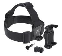 Soporte de banda para cabeza y arnes de sujecion para smartphone camaras negro