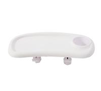 Soporte de bandeja de aperitivos para cochecito - Organizador de cochecito con portavasos - Bandeja para cochecito 2 en 1 con portavasos, recuperador de Exbert