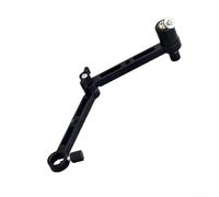 Soporte de bandeja de cebo de aluminio de 265 mm para silla de pesca, compatible con la mayoría de marcos de sillas y cajas de almacenamiento al aire libre (B negro)