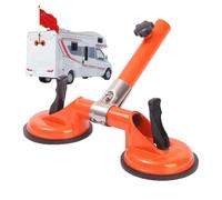 Soporte de bandera con para RV Resistente Ajustable Universal Sin Taladro