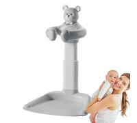 Soporte de baño para soporte de baño | Base antideslizante Baby Shower de pie - Asa para silla de baño con asa para silla portátil ajustable para mamá