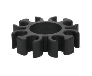 Soporte de Baqueta, Estante Antideslizante de la Paleta de Goma Soporta hasta 4 Pares con un Diámetro Interno de 36 Mm para la Pierna del Marco de Tambor E (BLACK)