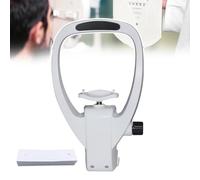 Soporte de barbilla para levantamiento de optometría, soporte para la frente, accesorios de equipo de optometría con perilla de ajuste de altura (diseño curvado), soporte de barbilla para equipos de