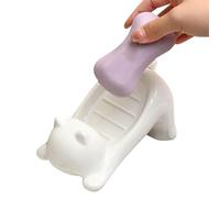 Soporte De Barra De Jabón, Recipiente De Barra De Jabón De Esponja Drenable, Portavasos De Jabón De Desagüe De Agua Lavado De Esponja para, Ducha, Viaje, Baño