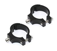 Soporte de Barra de Luz 2 piezas de soporte universal para faro de motocicleta, horquilla de tubo, soporte para foco, abrazadera de montaje para manillar, compatible con Honda E8T7 Base de bombilla Cl