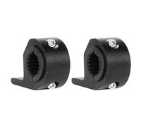 Soporte de Barra de Luz Kit de abrazadera de tubo para intermitentes de motocicleta de 22 mm para manillar, soporte para faros delanteros, focos y lámparas. Base de bombilla Clips(2PCS)