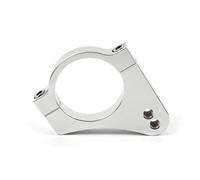 Soporte de Barra de Luz Soporte de horquilla de amortiguador de dirección universal de aluminio de 54 mm para reducir la vibración de la palanca. Compatible con BMW Abrazaderas de Tubo de Luz