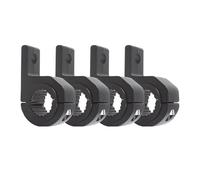 Soporte de Barra de Luz Soporte de luz de posición para faro delantero de motocicleta CNC, soporte de montaje para tubo antiniebla,accesorios ajustables para foco Base de bombilla Clips(4pcs)