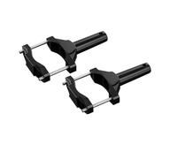 Soporte de Barra de Luz Soporte de montaje universal para parachoques de motocicleta, soporte de faro modificado, poste de extensión de foco, soporte de marco Abrazaderas de Tubo de Luz(2PCS)