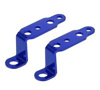 Soporte de Barra de Luz Soporte para faro de motocicleta, espejo retrovisor, lámpara, foco, extensión, abrazadera, accesorios para motocicleta y scooter Abrazaderas de Tubo de Luz(BLUE)
