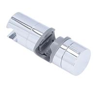 Soporte de barra de riel deslizante para ducha, abrazadera ajustable de 360 grados, tubo ABS cromado de 18-25mm