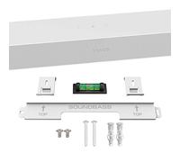 Soporte de Barra de Sonido para Barra de Sonido Sonos Ray Incluye Hardware de Montaje, Soporte de Pared de Barra de Sonido de Estilo Flotante para Debajo de la TV o Arriba, fácil de Instalar, Blanco