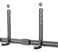 goobay Soporte de Pared para Barra de Sonido y televisor, Compatible con VESA, 8,6-15,5 cm de Profundidad, Superficie Antideslizante, 70828