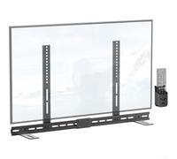 Soporte de barra de sonido para TV VESA 75-600, para soporte de pared de metal resistente de hasta 15 kg, inclinable, giratorio para Samsung, LG para Sony para Bose, fácil montaje sin taladrar, color