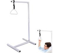 Soporte de barra de trapecio para cama con asas de dominadas para ancianos y discapacitados, ayuda de movilidad en el hogar, hospitales y hogares de ancianos