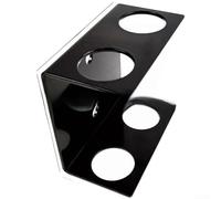 Soporte de barra montado en la pared con placa de acero para barras estándar que ayuda a crear un entorno de entrenamiento más limpio al reducir las obstrucciones del suelo (doble agujero)