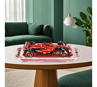 Soporte de base acrílico apto para Lego 42207 Ferrari SF-24 F1 Car Racing Car, base de almacenamiento, soporte de almacenamiento, Le*go Lovers (no modelo) (base de lámpara colgante 3D)