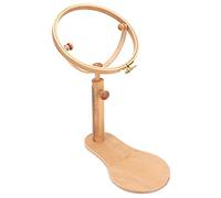 Soporte de Bastidor de Bordado Ajustable de Madera, Marco de Puntada de Escritorio Portátil, Soporte para Manualidades DIY - Material Duradero, Diseño Giratorio 360°, Ideal para