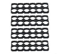 Soporte de batería 21700 de 2 x 6, paquete de 4 soportes de plástico para paquetes de baterías de bricolaje, soporte de marco empalmable con diseño antivibración, para taller y uso doméstico