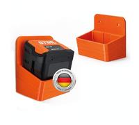 Soporte de batería adecuado para baterías Stihl AK 10, AK 20, AK 30 S, soporte de pared para baterías AK, sistema de organización para baterías Stihl, soporte para 1 o 2 baterías, fabricado en