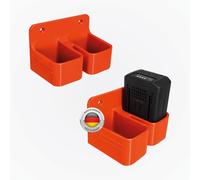 Soporte de batería adecuado para baterías STIHL AP AP 20, AP 30, AP 200 S, AP 300 S, AP 500 S, soporte de batería estable para taller y garaje, almacenamiento de baterías adecuado para baterías del