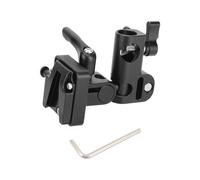 Soporte de batería ajustable con bloqueo en V a adaptador de abrazadera C para varias configuraciones de fotografía