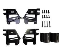 Soporte de batería alto de aleación de aluminio para Traxxas 1/5 X-MAXX - Negro