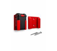 Soporte de batería compatible LIDL ParkSide X20 V 20 V - Juego de 2 piezas con tornillos incluidos - Soporte de montaje en pared para batería herramientas - Organización Garaje Taller