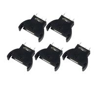 Soporte de batería CR2032s 2025 2016 que ahorra espacio, instalación rápida, materiales ABS, para proyectos electrónicos, soporte para pilas de monedas