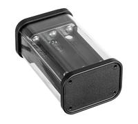 Soporte de batería de ABS para Celdas de 6 Ranuras, 22, 5 W, Que Proporciona conexión sin Soldadura y mecanismos de Seguridad para Cargar la Carcasa de ABS