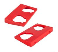 Soporte de batería de doble ranura con agujeros de montaje para baterías de iones de litio M12 de 12 V que ofrecen un almacenamiento eficiente (2 piezas)