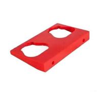 Soporte de batería de doble ranura con agujeros de montaje para baterías de iones de litio M12 de 12 V que ofrecen un almacenamiento eficiente (1 unidad)