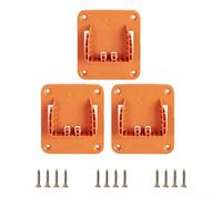 Soporte de batería de herramientas RIS-RID-01-1 para Ridgid para AEG de 18 V, soporte de montaje de taladro, organizador de batería (3 piezas)