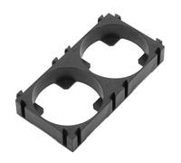 Soporte de batería de litio 26650, soporte de plástico retardante de llama de doble celda para paquete de batería de litio 26650, 56,5x29x8,7mm, 50 Uds.