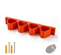 Soporte de batería de pared para STIHL AS2, organizador de batería de 4 piezas, montaje en pared taller de garaje, soporte de accesorios de herramientas, fácil instalación, ahorro de espacio de