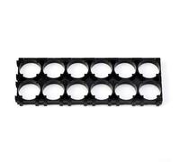 Soporte de batería de plástico ABS + PC 2x6 para baterías 21700, soporte de marco empalmable DIY para paquetes de baterías de herramientas eléctricas