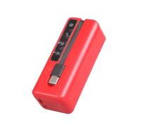 Soporte de batería recargable con cable tipo C integrado, carcasa de fácil transporte para celdas de litio 18650 20700 21700 Power Institution Set