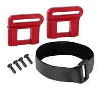 Soporte de batería, retenedor de sujeción con Correa de batería 9628 1/8 for Trax-xas for Sledge MAXX for Slash 6S, Pieza de actualización de Coche RC(Rood)