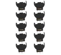 Soporte de batería semicircular CR2032s con mecanismo de ajuste seguro, materiales ABS para viajes, esencial ABS a presión