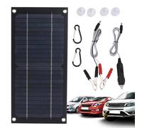 Soporte de batería solar - Cargador portátil para autocaravana, cargador de mantenimiento para coche, motocicleta, dispositivo de mantenimiento de energía solar para barco | Sistema solar compacto