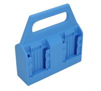 Soporte de batería turquesa para DeWalt 14 V y 18 V, solución de almacenamiento resistente para organización de herramientas (cian)