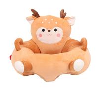 Soporte de bebé Sofá de dibujos animados Soft Cartoon Early Education, Aprenda a sentarse para niños para niños de terciopelo de cristal juego (ciervo)