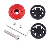 Soporte de bicicleta de aleación de aluminio para Garmin 1000 y Bryton R530, kit completo, compatible con varios modelos, negro/rojo