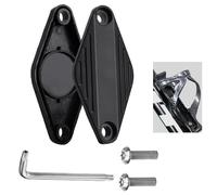 Soporte de bicicleta impermeable para AirTag, oculto debajo del portabotellas, tornillos de seguridad, antirrobo, seguridad discreta, soporte de bicicleta de plástico An-ti Lost