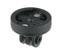 Soporte de bicicleta para cámaras de acción y dispositivos Garmin con conectores macho y hembra, incluye tornillos de bloqueo de rosca para mayor seguridad y orientación reversible del soporte (D)